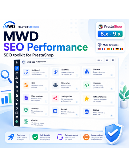 MWD SEO Performance - Sitemap, Robots.txt, Meta Templates, SEO URLs and more