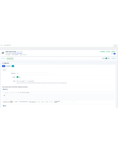 MWD Vacation Mode - Professional vacation management module for PrestaShop