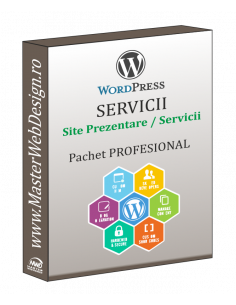 Creare site prezentare servicii Profesional Wordpress