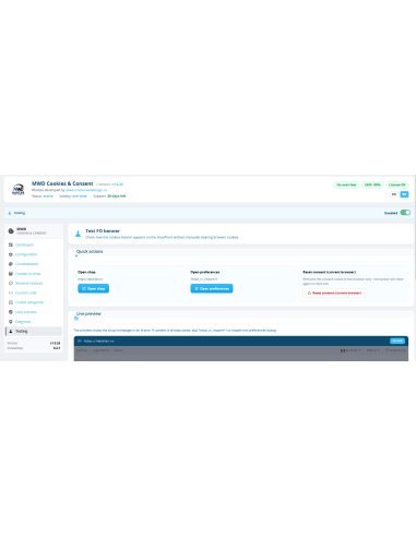 MWD Cookies & Consent - GDPR Cookie Banner + Google Consent Mode v2 for PrestaShop