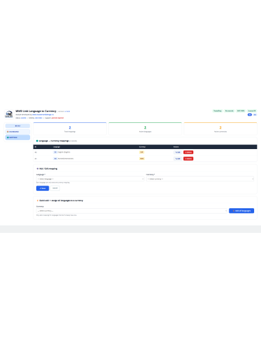 MWD– Automatic Currency Switch by Language