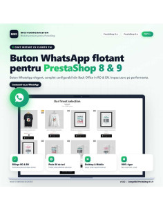 MWD WhatsApp Messenger - Buton WhatsApp Flotant PrestaShop