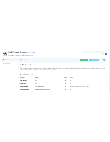 MWD WhatsApp Messenger - Buton WhatsApp Flotant PrestaShop