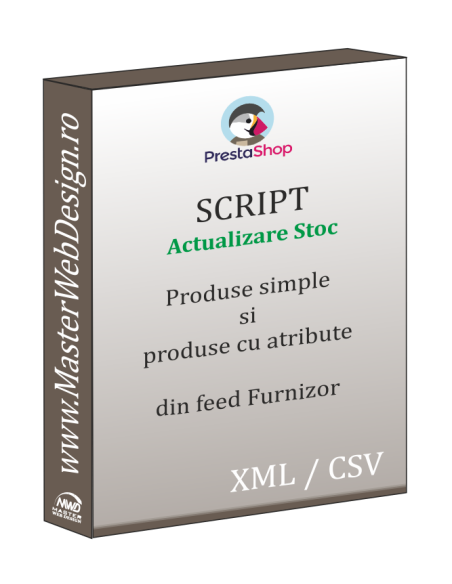 Actualizare stoc produse Prestashop din feed furnizor (simple si cu atribute)