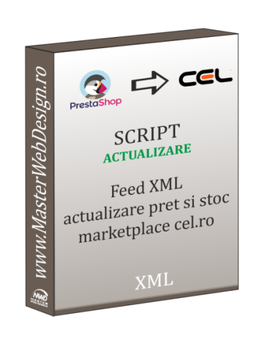 Feed XML Marketplace Cel.ro pentru actualizare pret si stoc produse