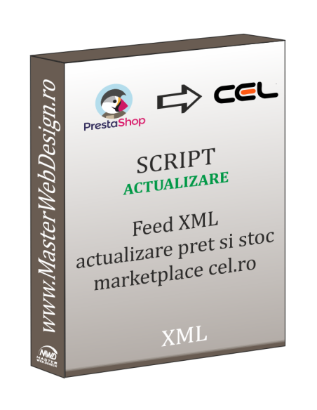 Feed XML Marketplace Cel.ro pentru actualizare pret si stoc produse