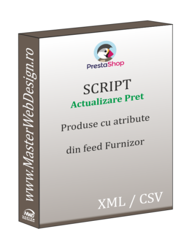 Actualizare pret produse Prestashop din feed-ul partenerilor (produse cu atribute)