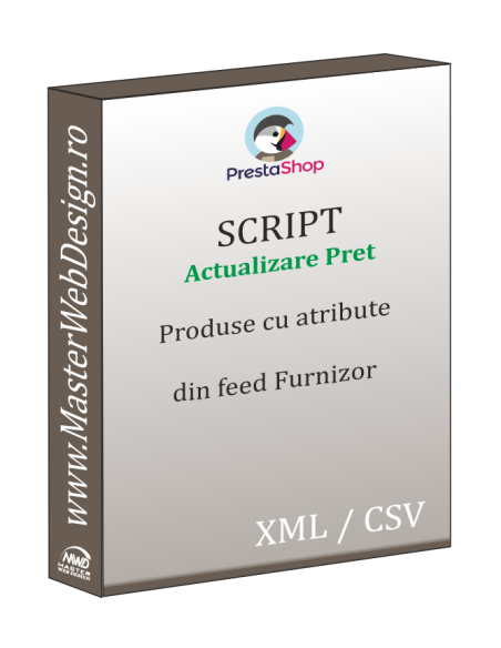Actualizare pret produse Prestashop din feed-ul partenerilor (produse cu atribute)