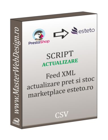 Feed Marketplace Esteto.ro pentru actualizare pret si stoc produse CSV