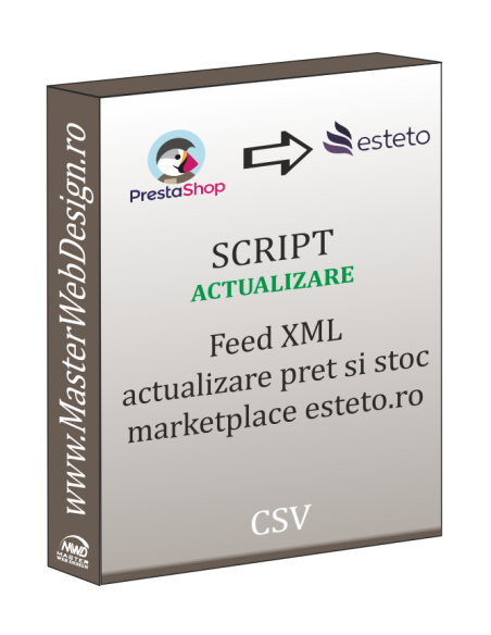 Feed Marketplace Esteto.ro pentru actualizare pret si stoc produse CSV