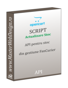 Actualizare automata stoc din gestiune FanCurier API - OpenCart