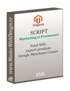 Feed XML export produse pentru Google Merchant Center - Magento