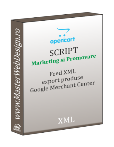 Feed XML export produse pentru Google Merchant Center - OpenCart