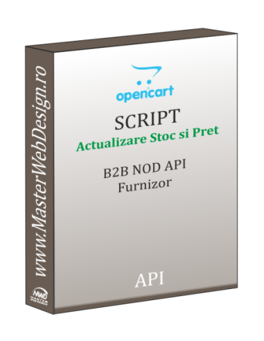 Actualizare automata stoc si pret OpenCart din B2B NOD API
