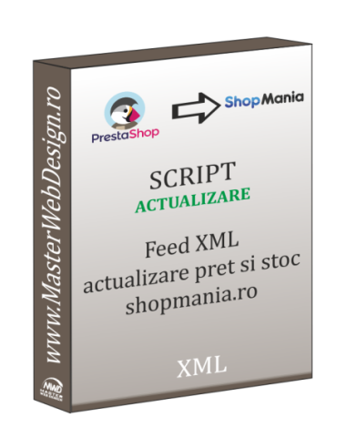 Feed Shopmania.ro pentru actualizare pret si stoc produse XML