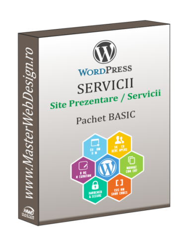 Creare website prezentare servicii Basic Wordpress