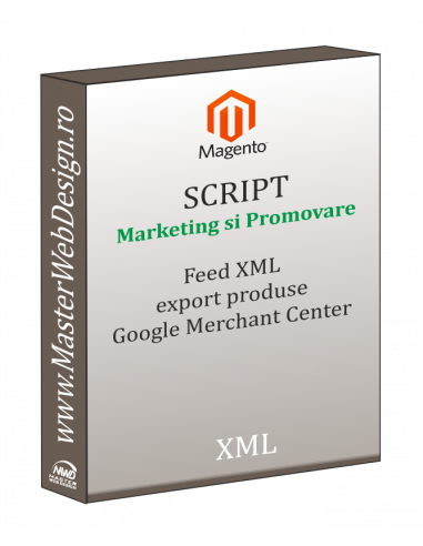 Feed XML export produse pentru Google Merchant Center - Magento