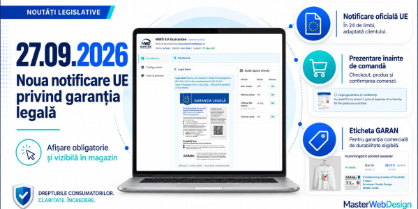 Magazinul tău afișează noua garanție legală UE? Obligații din 27 septembrie 2026